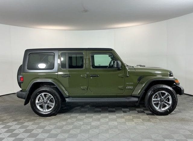 Used 2021 Jeep Wrangler Unlimited Sahara 4D Sport Utility – 1C4HJXEN5MW863487 full